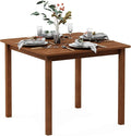 Furinno FG18006 Tioman Hardwood Patio Furniture Square Table by Furinno-FitsYourSpaceFitsYourBudget