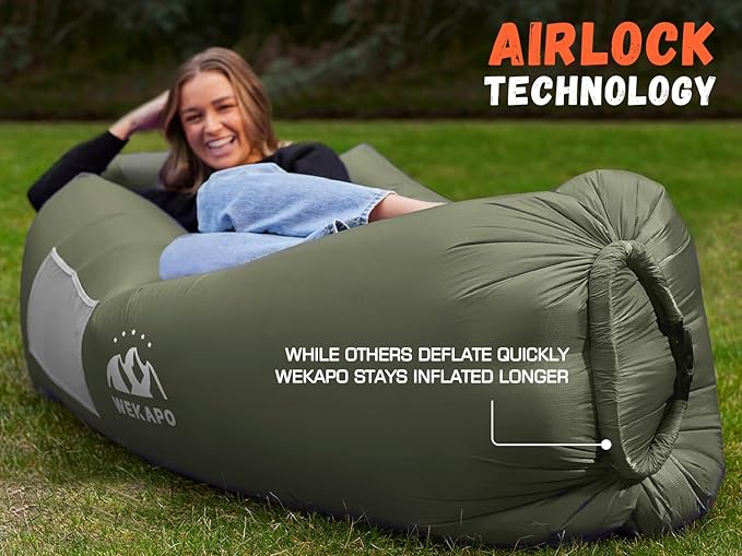 WEKAPO Inflatable Couch Air Lounger Chair - Image 5
