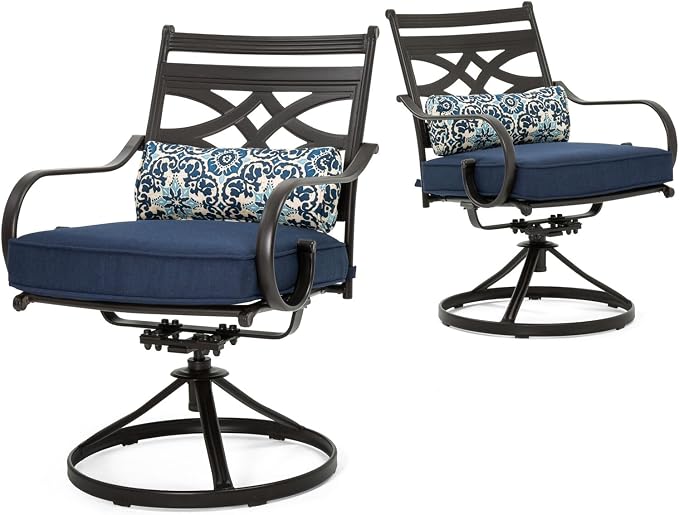 Hanover Montclair 11-Piece Outdoor Dining Set, All-Weather Outdoor Patio Dining - Image 11