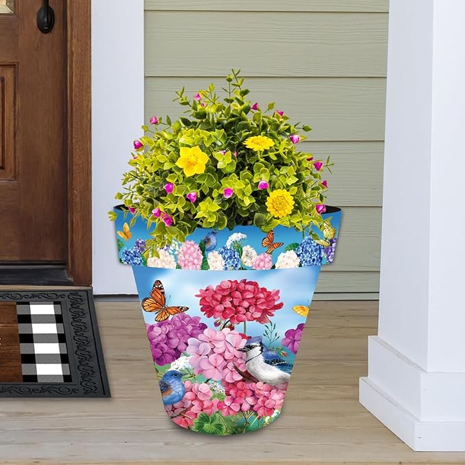 Briarwood Lane Geraniums in Bloom Large Planter - Image 2
