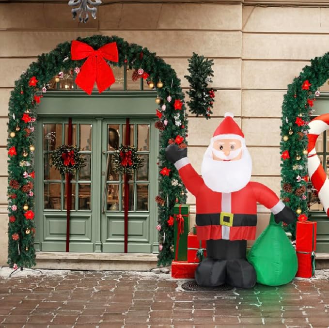 VINGLI Christmas Artificial Tree Arch, Holiday Parties, Festival Home Decor - Image 7