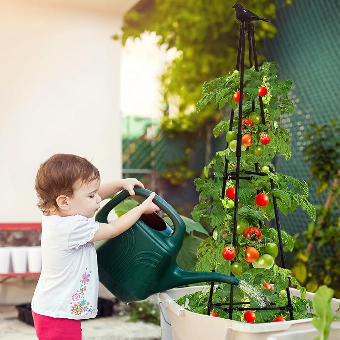 Lalahoni Garden Trellis for Climbing Plants, 67inch Tall Garden Obelisk Trellis - Image 3