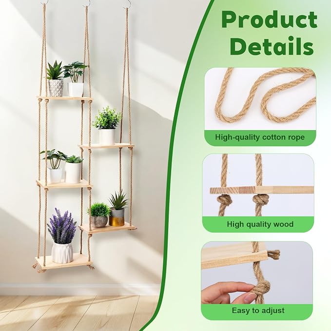 Novabright Window Hanging Plant Shelf - Image 3