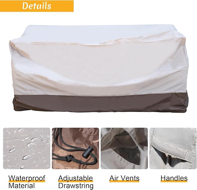 ovios Patio Furniture Covers, Outdoor Waterproof Cover - Image 6