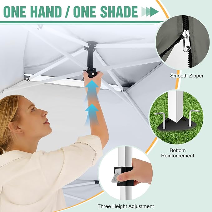 COBIZI Gazebo 13x13 Pop Up Canopy, Gazebos on Clearance - Image 5