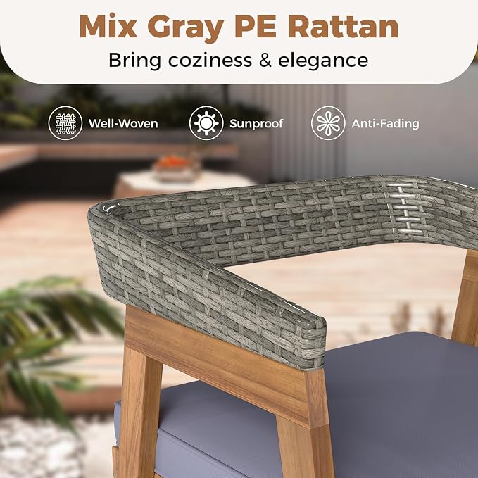Tangkula 5 Piece Patio Dining Set - Image 7