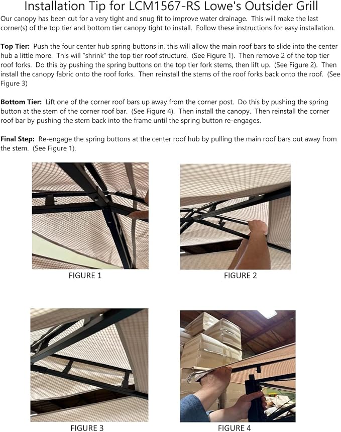 Garden Winds Reinforced Replacement Canopy Top Cover Compatible - Image 7