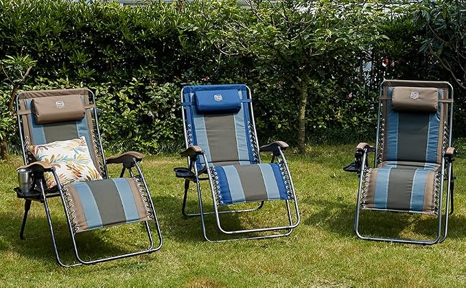 Timber Ridge Oversized Zero Gravity Chair, Padded Reclining Lounge Chair - Image 15