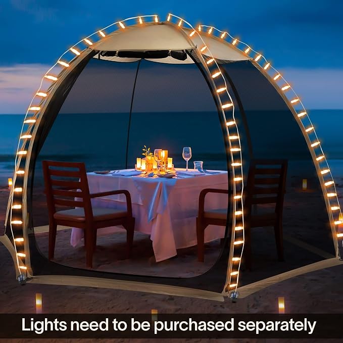 Alvantor® Screen House Gazebo, Pop Up Igloo Screened Canopy Tent - Image 8