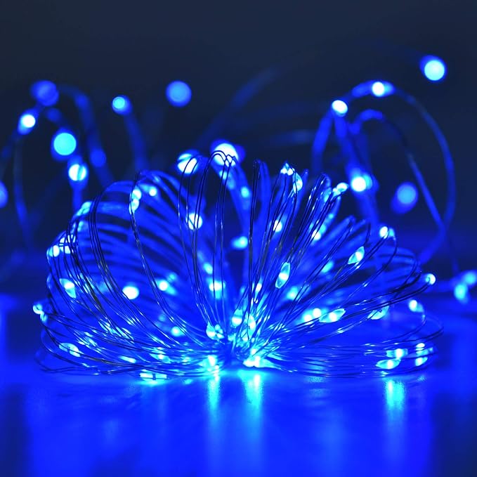 2 Pack 100 LED Solar Powered String Lights, Outdoor Waterproof Copper Wire 8 - Image 2