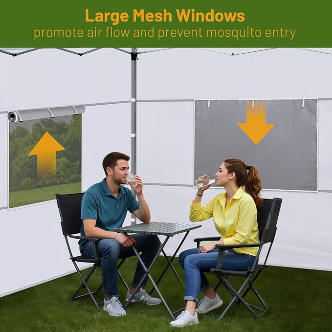 3 Pcs 10x10 Canopy Sidewalls - Image 5