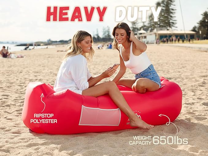 WEKAPO Inflatable Couch Air Lounger Chair - Image 4