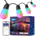 NEEWER 48ft Outdoor String Lights, App Control Smart AI RGBW Hanging Outside by Neewer