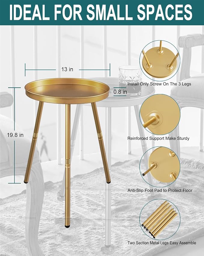 AOJEZOR Side Table: End Table for Any Room - Image 2