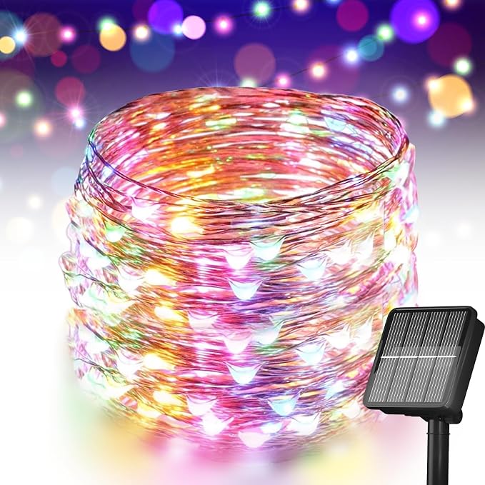 Solar String Lights for Outside, 72Ft 200 LED Solar Fairy Lights by SelarlytLighting