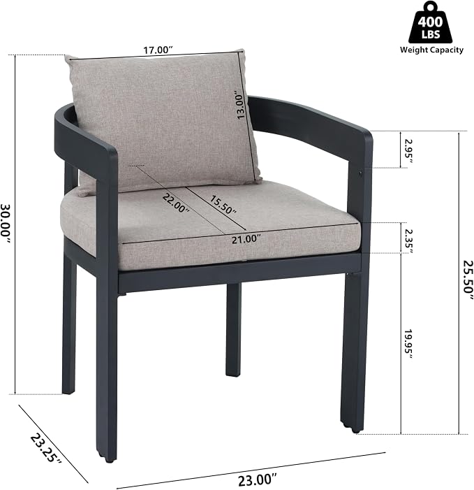 Christopher Knight Home Elko Acacia Wood Outdoor Dining Set - Image 6