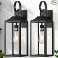19" Large Outdoor Light Fixture 2 Pack, Porch Lights Sconce Exterior Lighting by Yolsunes