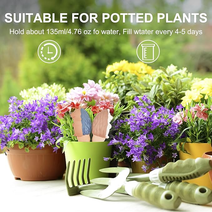 Self Watering Planter Insert Terracotta Watering Spikes Premium Plant Watering - Image 4