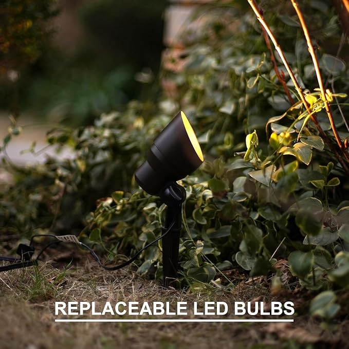 GOODSMANN Landscape Lighting 2PK Low Voltage Landscape Flood Lights 3W LED 200 - Image 5