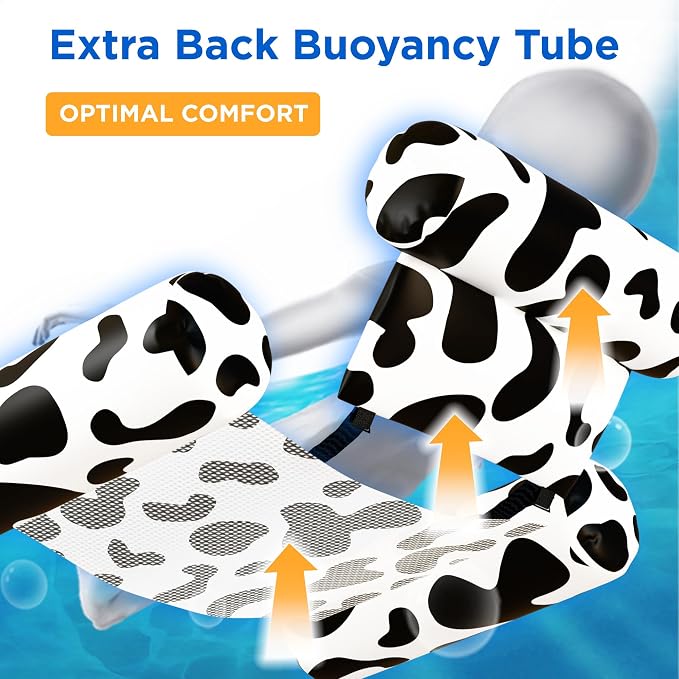 Funscape Pool Floats Chairs Adult, 2 Packs Heavy Duty Inflatable Swimming Pool - Image 4
