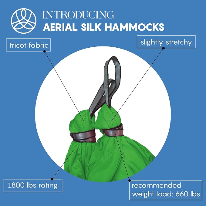 Aerial Silk Yoga Hammock & Swing - Image 2