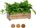 Wooden Planter Box, Storage Box 17”L x6”W x5.5”H by THYOI