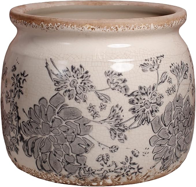 Modern Farmhouse Ceramic Planter by XiaanJiaju