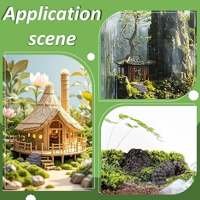 PLIGREAT 20 Pcs Miniature Stone Steps, Mini Garden Figurines Fairy Garden - Image 4