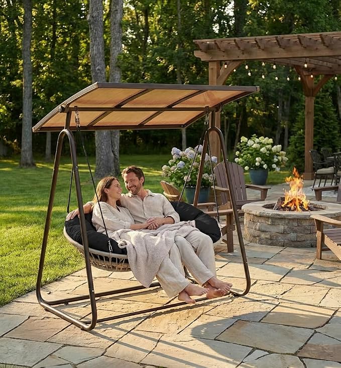 2-Person Outdoor Porch Swing - Image 8