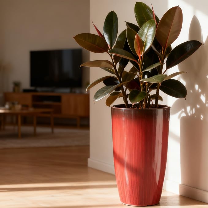 Worth Garden 23.5" H. Large Plastic Planters - Image 4
