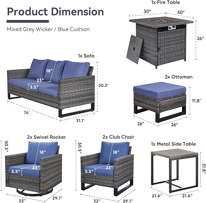 Belord Patio Furniture Set - Image 2
