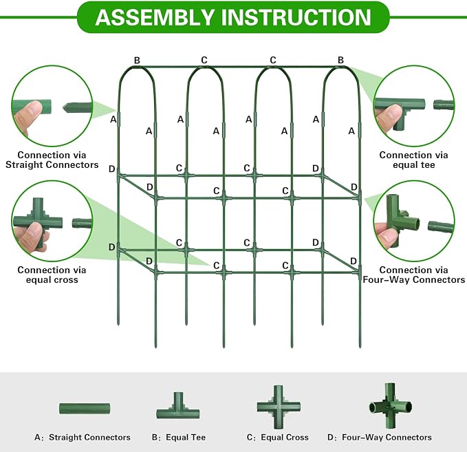 2 Pack 65in Tall Cucumber Trellis - Image 8