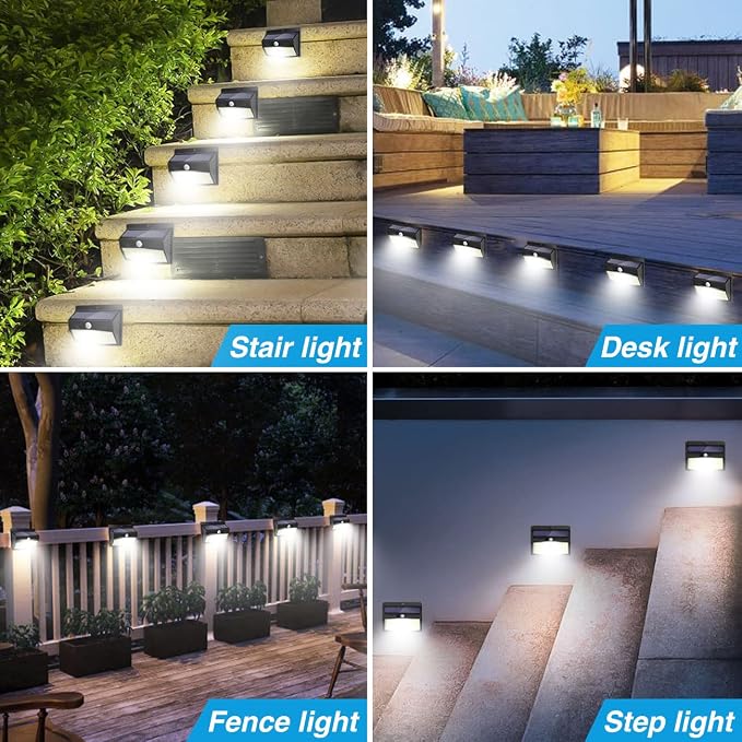 Peasur Solar Lights Outdoor, Solar Motion Sensor Security Light - Image 6