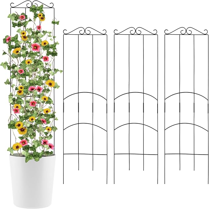 4 Pack 32'' Plant Trellis Indoor by ANCOUUIN