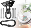 Hammock Hanging Kit, Hanging Chair Hardware 360°Rotating 1200 lb Capacity by JACNITAD