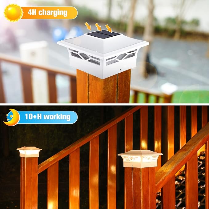 VOLISUN Solar Post Cap Lights: 12 - Image 3