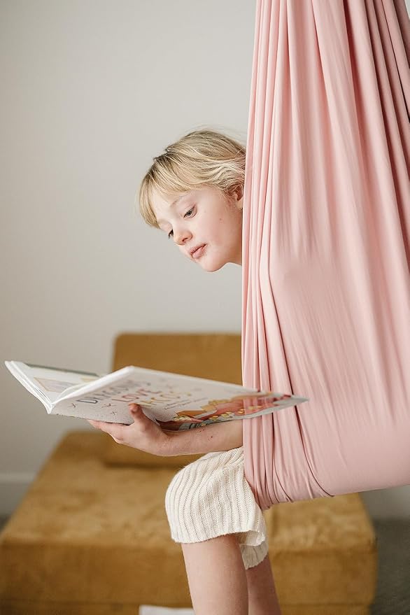 Marlowe & Co Indoor Outdoor Double Layer Cotton Sensory Compression Swing - Image 8