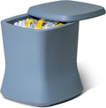 Coast Modern Outdoor Side Table Cooler- 2 in 1 Patio Decor Storage Table & Ice by GoSports