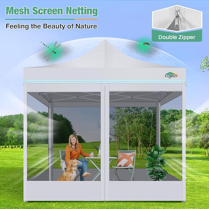 COBIZI Canopy Tent 10x10 Heavy Duty Pop Up Canopy - Image 7