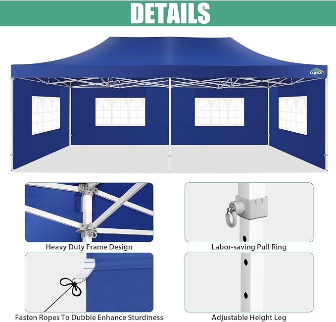 COBIZI 13x26 Pop Up Canopy - Image 4