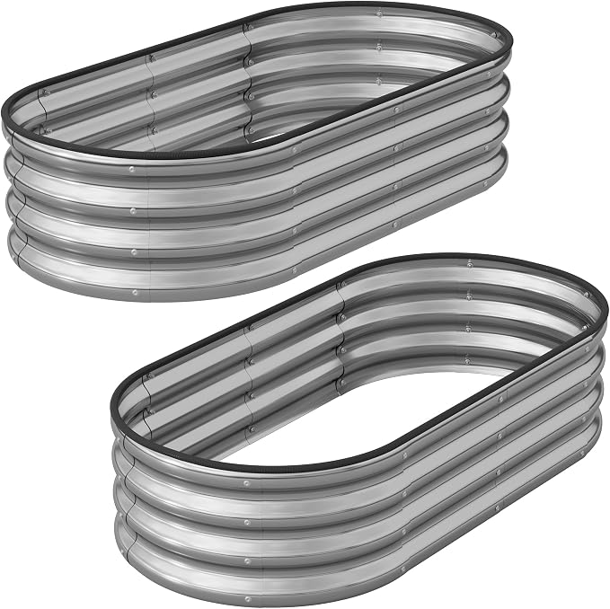 Galvanized Metal Raised Garden Bed Kit - Image 7