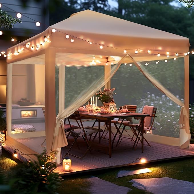 Sophia & William Canopy Tent Pop Up 10x10 ft, Outdoor Patio Portable Commercial - Image 7