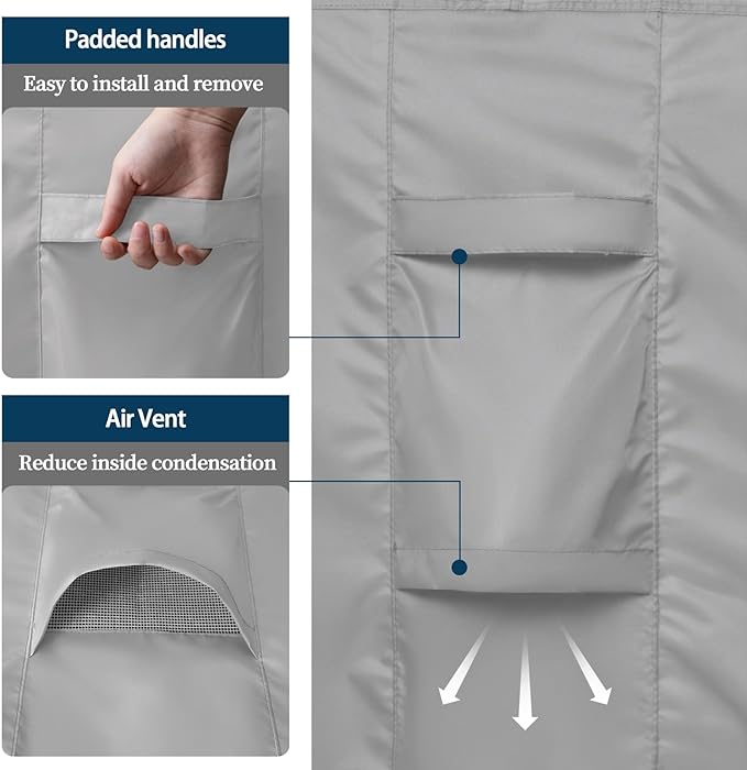 Easy-Going Rectangle Patio Furniture Cover Waterproof Outdoor Dining Table and - Image 6