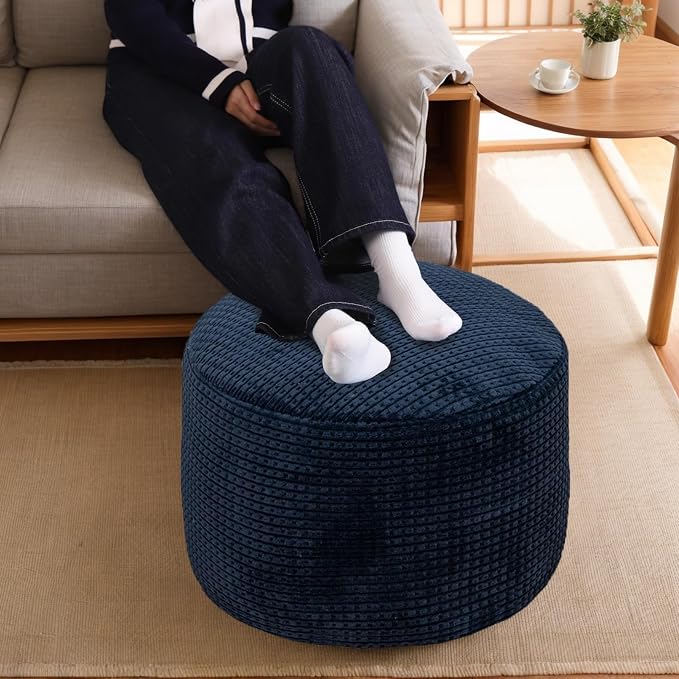 Asuprui Supportive Pouf Ottoman Foot Rest Elevate Your Living Room Decor - Image 9