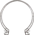 SAFAVIEH Outdoor Collection Mizell Rustic Brown Lattice Wrought Iron Moon by SAFAVIEH