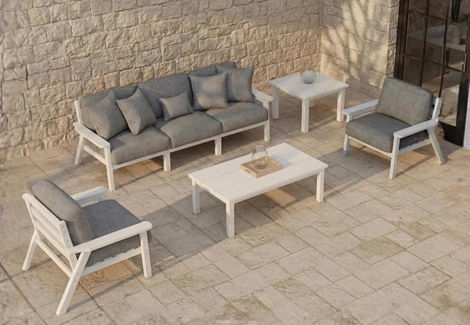 7 Piece Patio Conversation Sets, Outdoor Couch by PatioKingdom