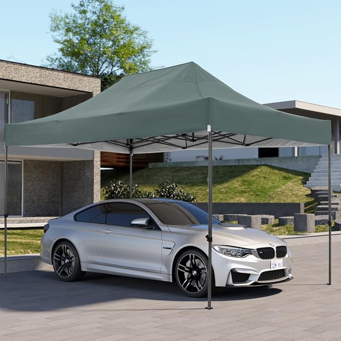 COBIZI 10x15 Pop Up Canopy Without Sidewall, Heavy Duty Canopy UPF 50+ All - Image 6