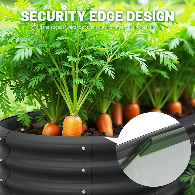 Galvanized Metal Raised Garden Bed Kit - Image 5