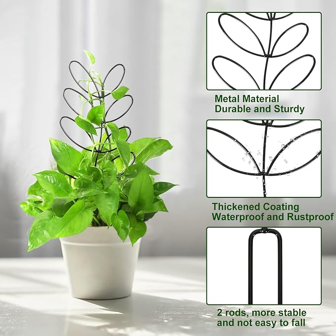 AUGSUN 2 Packs Indoor Plant Trellis Garden Trellis - Image 3