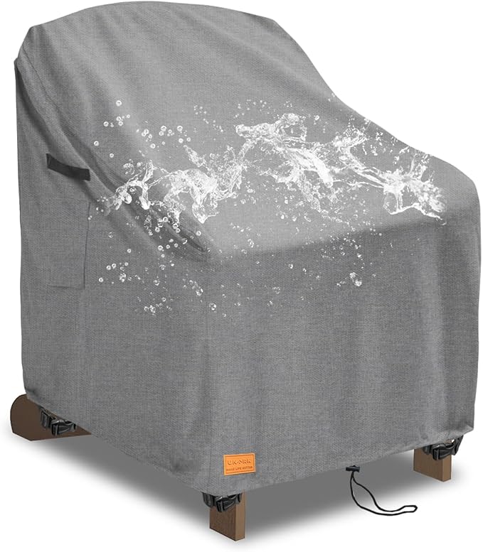 Outdoor Adirondack Chair Covers 28W x 32D x 35H Inches, Patio Furniture Covers by UNARK